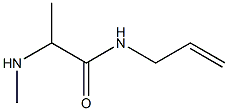 2-(methylamino)-N-(prop-2-en-1-yl)propanamide Struktur