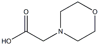 2-(morpholin-4-yl)acetic acid Struktur