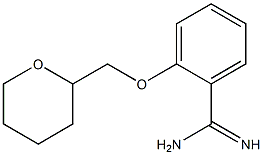 2-(oxan-2-ylmethoxy)benzene-1-carboximidamide Struktur