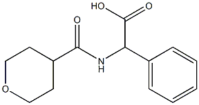 2-(oxan-4-ylformamido)-2-phenylacetic acid Struktur