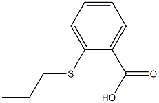 2-(propylthio)benzoic acid Struktur