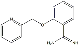 2-(pyridin-2-ylmethoxy)benzenecarboximidamide Struktur