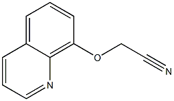 2-(quinolin-8-yloxy)acetonitrile Struktur