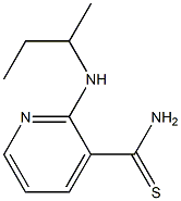 2-(sec-butylamino)pyridine-3-carbothioamide Struktur