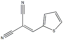 2-(thiophen-2-ylmethylidene)propanedinitrile Struktur