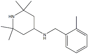 2,2,6,6-tetramethyl-N-[(2-methylphenyl)methyl]piperidin-4-amine Struktur