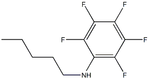 2,3,4,5,6-pentafluoro-N-pentylaniline Struktur