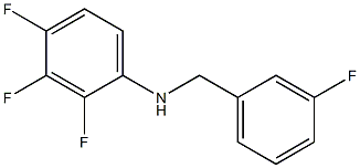 2,3,4-trifluoro-N-[(3-fluorophenyl)methyl]aniline Struktur