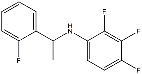 2,3,4-trifluoro-N-[1-(2-fluorophenyl)ethyl]aniline Struktur