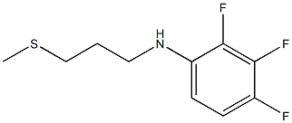 2,3,4-trifluoro-N-[3-(methylsulfanyl)propyl]aniline Struktur