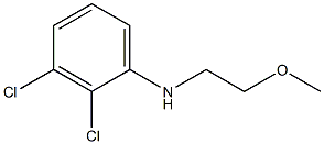 2,3-dichloro-N-(2-methoxyethyl)aniline Struktur