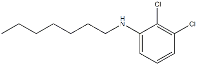 2,3-dichloro-N-heptylaniline Struktur