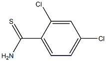 2,4-dichlorobenzenecarbothioamide Struktur