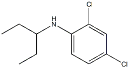 2,4-dichloro-N-(pentan-3-yl)aniline Struktur