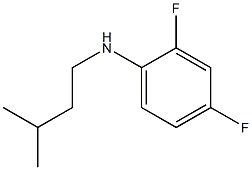 2,4-difluoro-N-(3-methylbutyl)aniline Struktur