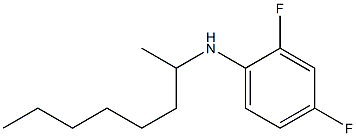 2,4-difluoro-N-(octan-2-yl)aniline Struktur