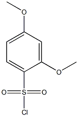 2,4-dimethoxybenzene-1-sulfonyl chloride Struktur