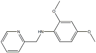 2,4-dimethoxy-N-(pyridin-2-ylmethyl)aniline Struktur