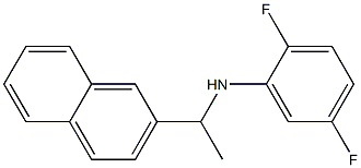 2,5-difluoro-N-[1-(naphthalen-2-yl)ethyl]aniline Struktur