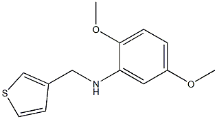 2,5-dimethoxy-N-(thiophen-3-ylmethyl)aniline Struktur