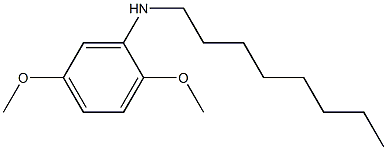 2,5-dimethoxy-N-octylaniline Struktur