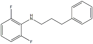 2,6-difluoro-N-(3-phenylpropyl)aniline Struktur