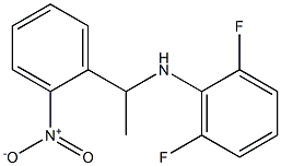 2,6-difluoro-N-[1-(2-nitrophenyl)ethyl]aniline Struktur