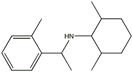 2,6-dimethyl-N-[1-(2-methylphenyl)ethyl]cyclohexan-1-amine Struktur