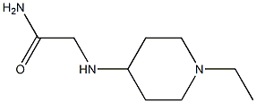 2-[(1-ethylpiperidin-4-yl)amino]acetamide Struktur