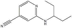 2-[(1-ethylpropyl)amino]isonicotinonitrile Struktur