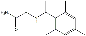 2-[(1-mesitylethyl)amino]acetamide Struktur