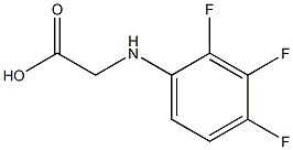 2-[(2,3,4-trifluorophenyl)amino]acetic acid Struktur