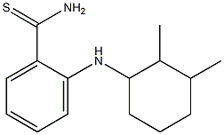 2-[(2,3-dimethylcyclohexyl)amino]benzene-1-carbothioamide Struktur