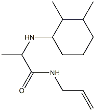 2-[(2,3-dimethylcyclohexyl)amino]-N-(prop-2-en-1-yl)propanamide Struktur