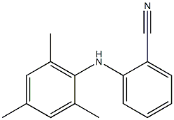 2-[(2,4,6-trimethylphenyl)amino]benzonitrile Struktur