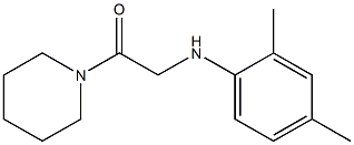 2-[(2,4-dimethylphenyl)amino]-1-(piperidin-1-yl)ethan-1-one Struktur