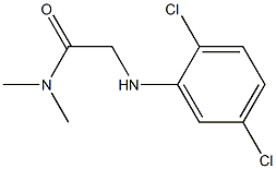 2-[(2,5-dichlorophenyl)amino]-N,N-dimethylacetamide Struktur