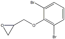 2-[(2,6-dibromophenoxy)methyl]oxirane Struktur