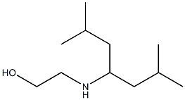 2-[(2,6-dimethylheptan-4-yl)amino]ethan-1-ol Struktur