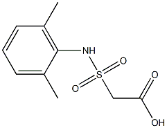 2-[(2,6-dimethylphenyl)sulfamoyl]acetic acid Struktur