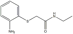 2-[(2-aminophenyl)thio]-N-ethylacetamide Struktur