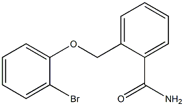 2-[(2-bromophenoxy)methyl]benzamide Struktur