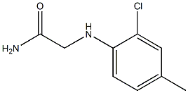 2-[(2-chloro-4-methylphenyl)amino]acetamide Struktur