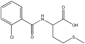 2-[(2-chlorophenyl)formamido]-4-(methylsulfanyl)butanoic acid Struktur