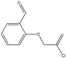 2-[(2-chloroprop-2-en-1-yl)oxy]benzaldehyde Struktur