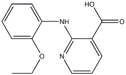 2-[(2-ethoxyphenyl)amino]pyridine-3-carboxylic acid Struktur