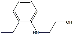 2-[(2-ethylphenyl)amino]ethan-1-ol Struktur