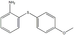 2-[(4-methoxyphenyl)sulfanyl]aniline Struktur