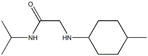 2-[(4-methylcyclohexyl)amino]-N-(propan-2-yl)acetamide Struktur