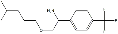 2-[(4-methylpentyl)oxy]-1-[4-(trifluoromethyl)phenyl]ethan-1-amine Struktur